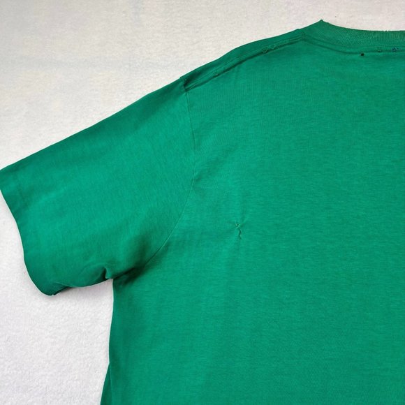 Vintage LAND'S END  Green T-Shirt Size XL men's, made in USA 100% cotton - Picture 3 of 16